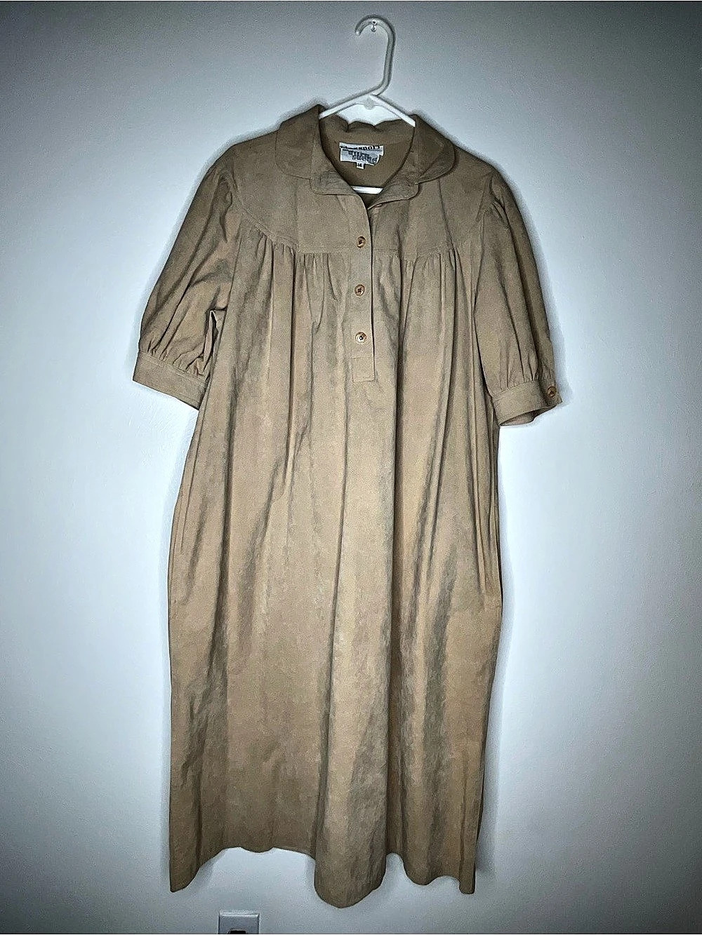 Blassport ultra suede Maxi Dress Brown Size 14